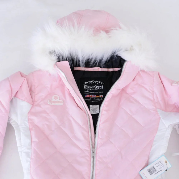 Tipsy Elves Powder Pink  One Piece Ski Suit Snowsuit Size S NWT - Picture 10 of 15